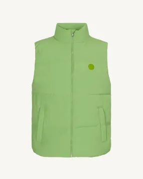 Doudoune mixte sans manches esprit 'Puffer' Vert fougère Nagano