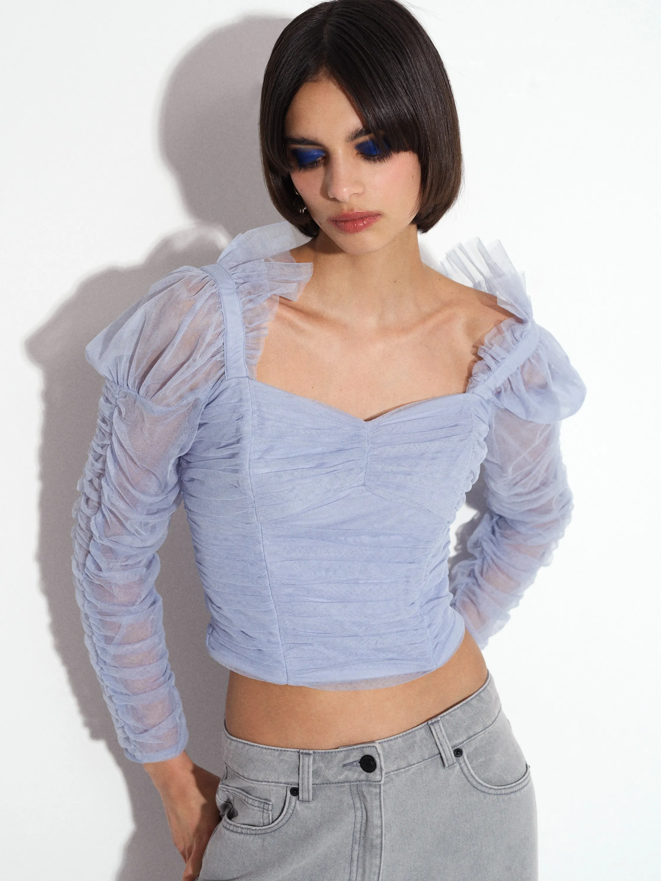 Edrea Tulle Top