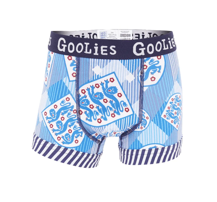 England FA Retro - Kids Boxer Shorts - Goolies