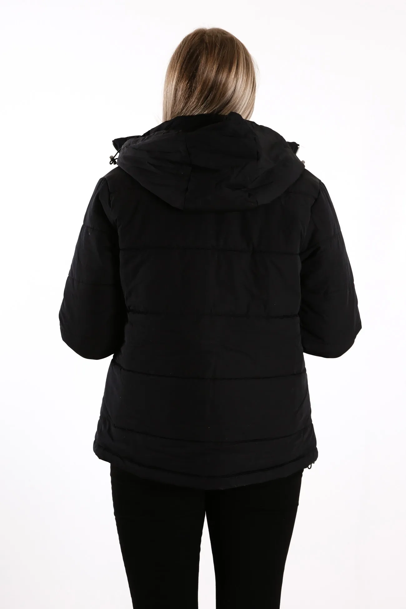 Essential Puffer Jacket Black