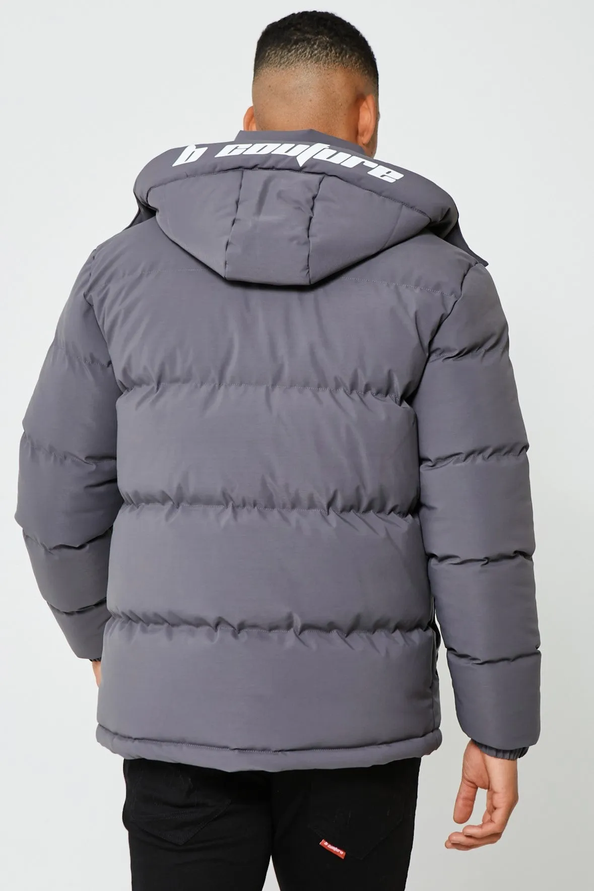 Eton Puffer Jacket - Dark Grey