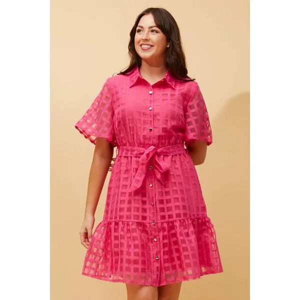 EVERLY GINGHAM SHIRT DRESS