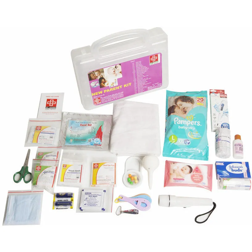 Family First Aid Kit Small - Nylon 6 Pocket Bag -79 Components - SJF F1 - St Johns First Aid Kit