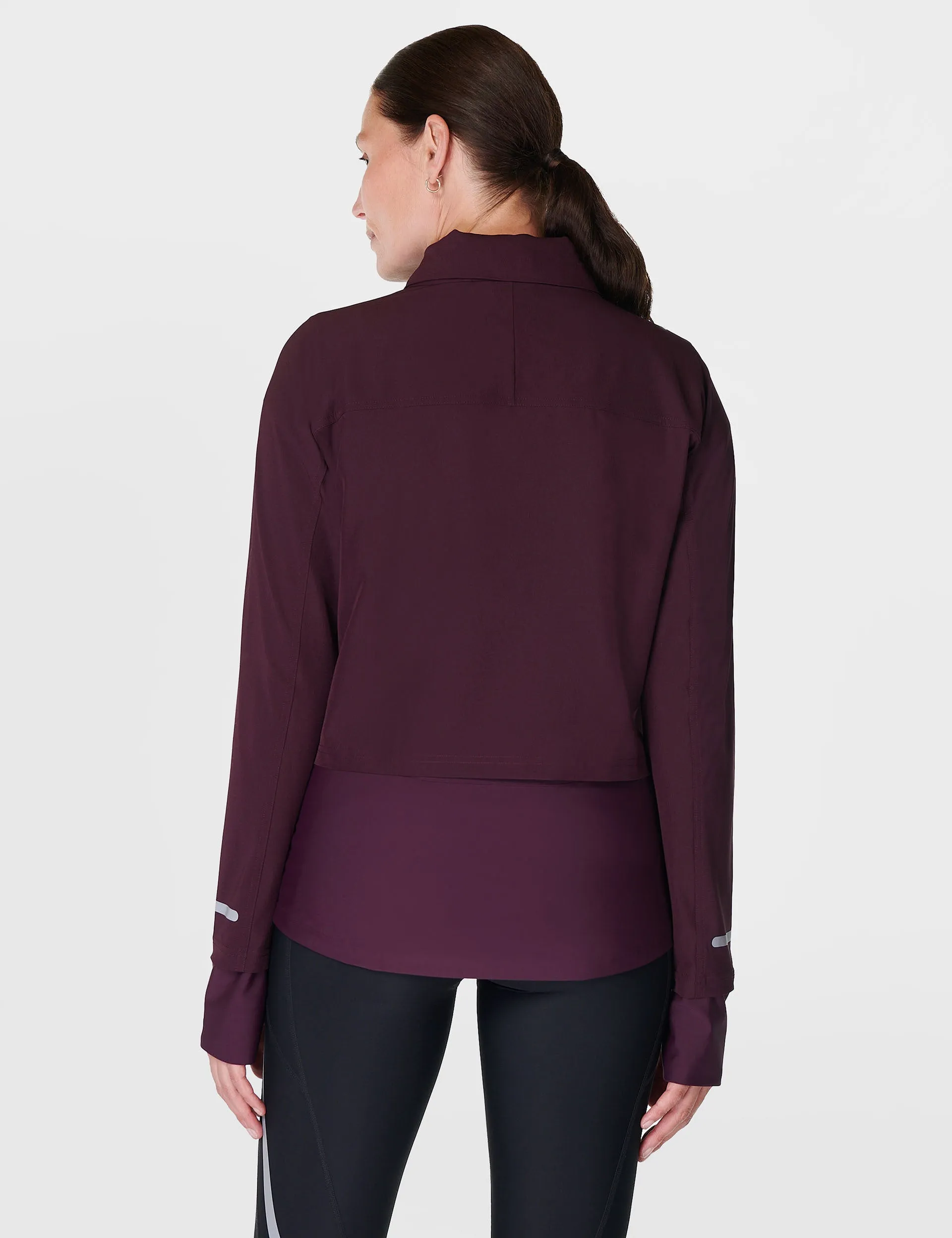 Fast Track Running Jacket - Midnight Cherry Purple