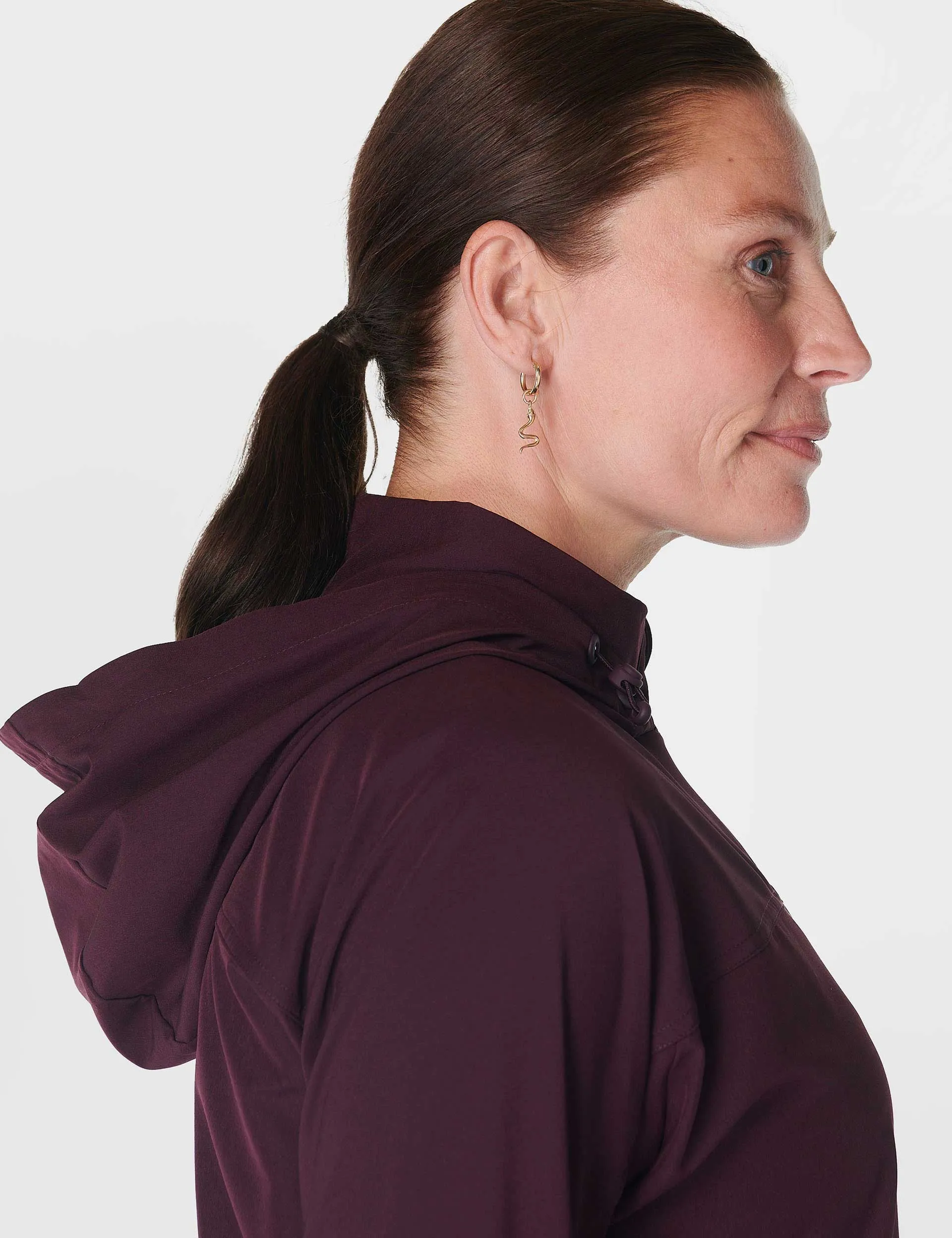 Fast Track Running Jacket - Midnight Cherry Purple