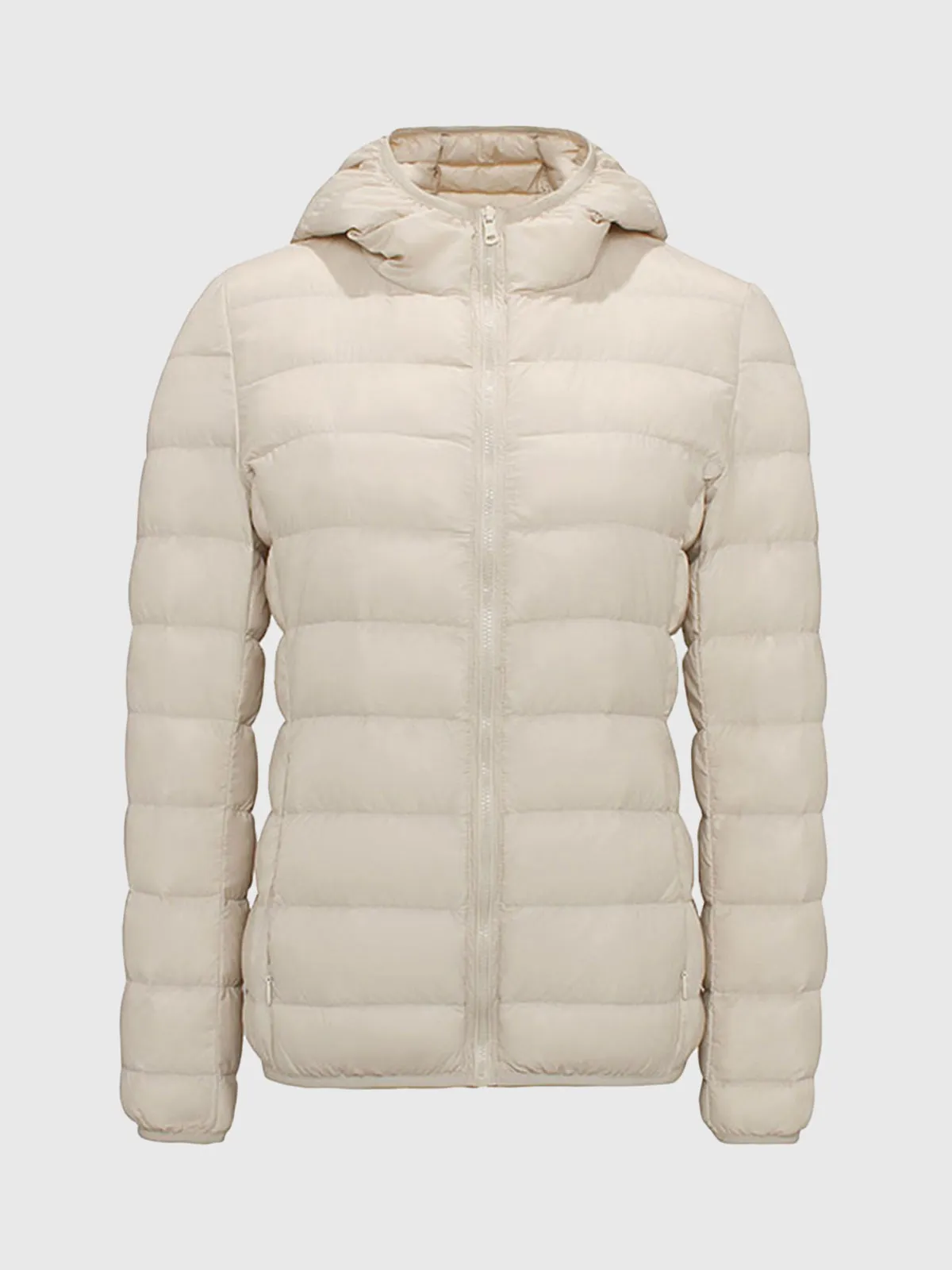 Featherweight Packable Down Puffer Hooded Jacket