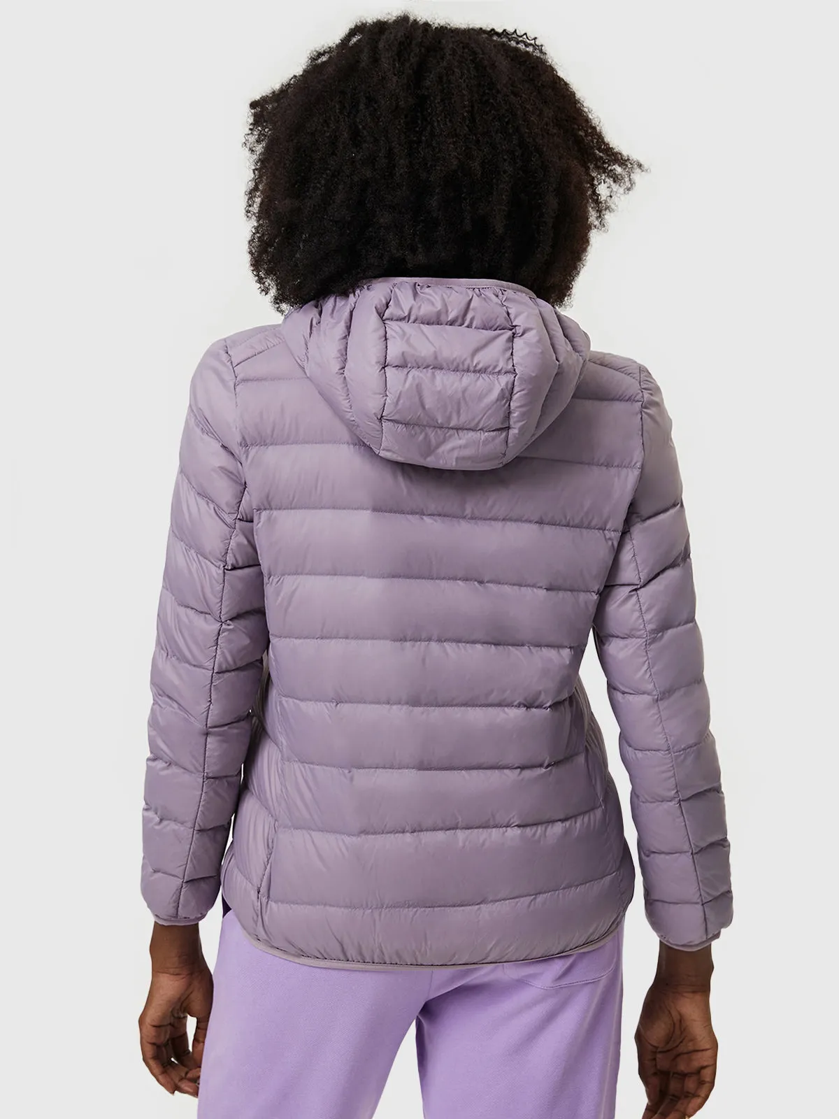 Featherweight Packable Down Puffer Hooded Jacket