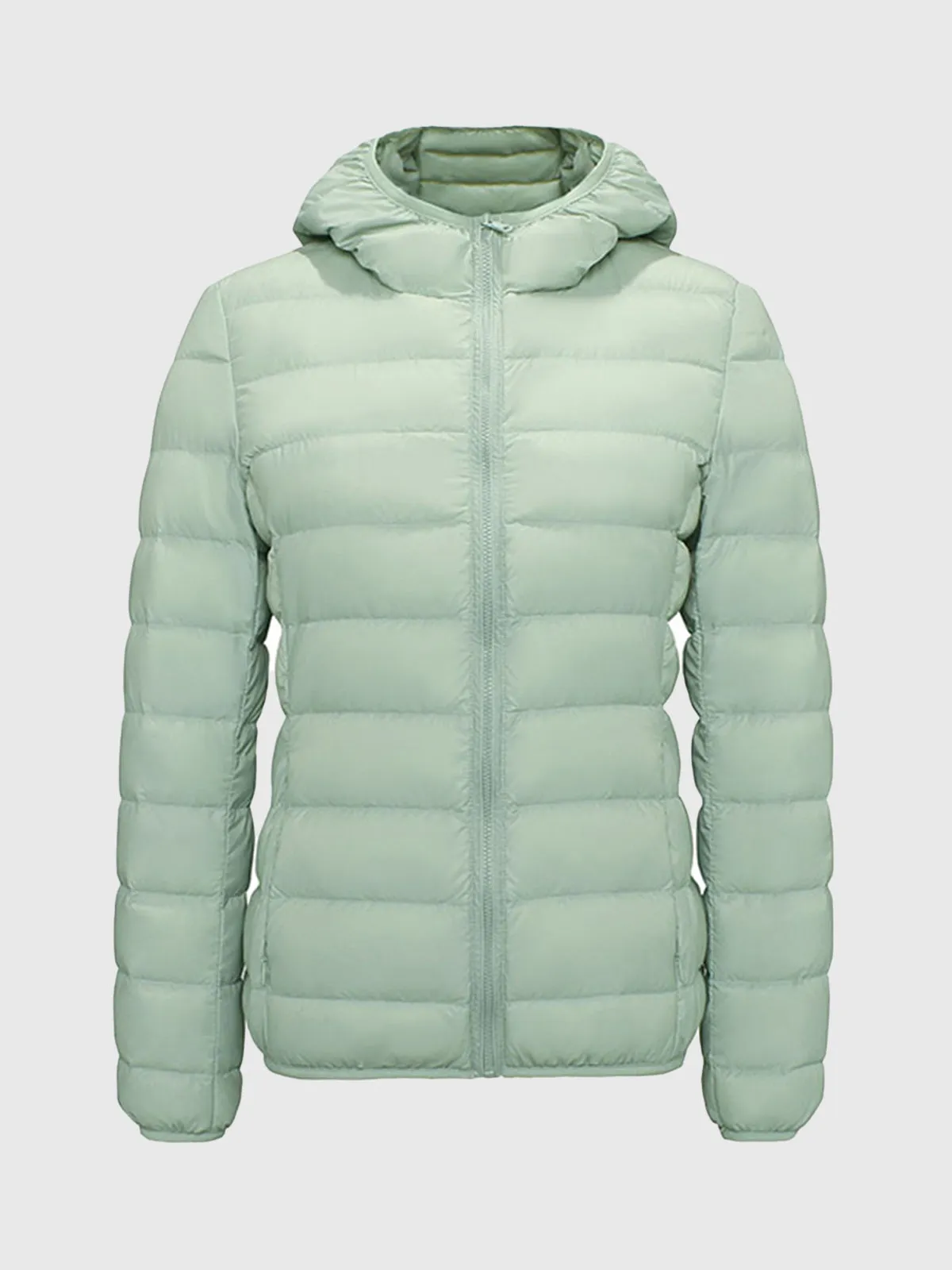 Featherweight Packable Down Puffer Hooded Jacket