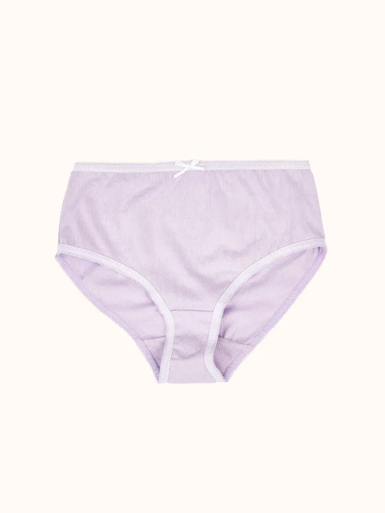 Girls' Basic Cotton Briefs (5 Pack) - Assorted Colors