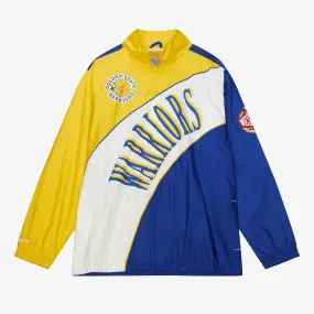 Golden State Warriors Retro Arched Windbreaker