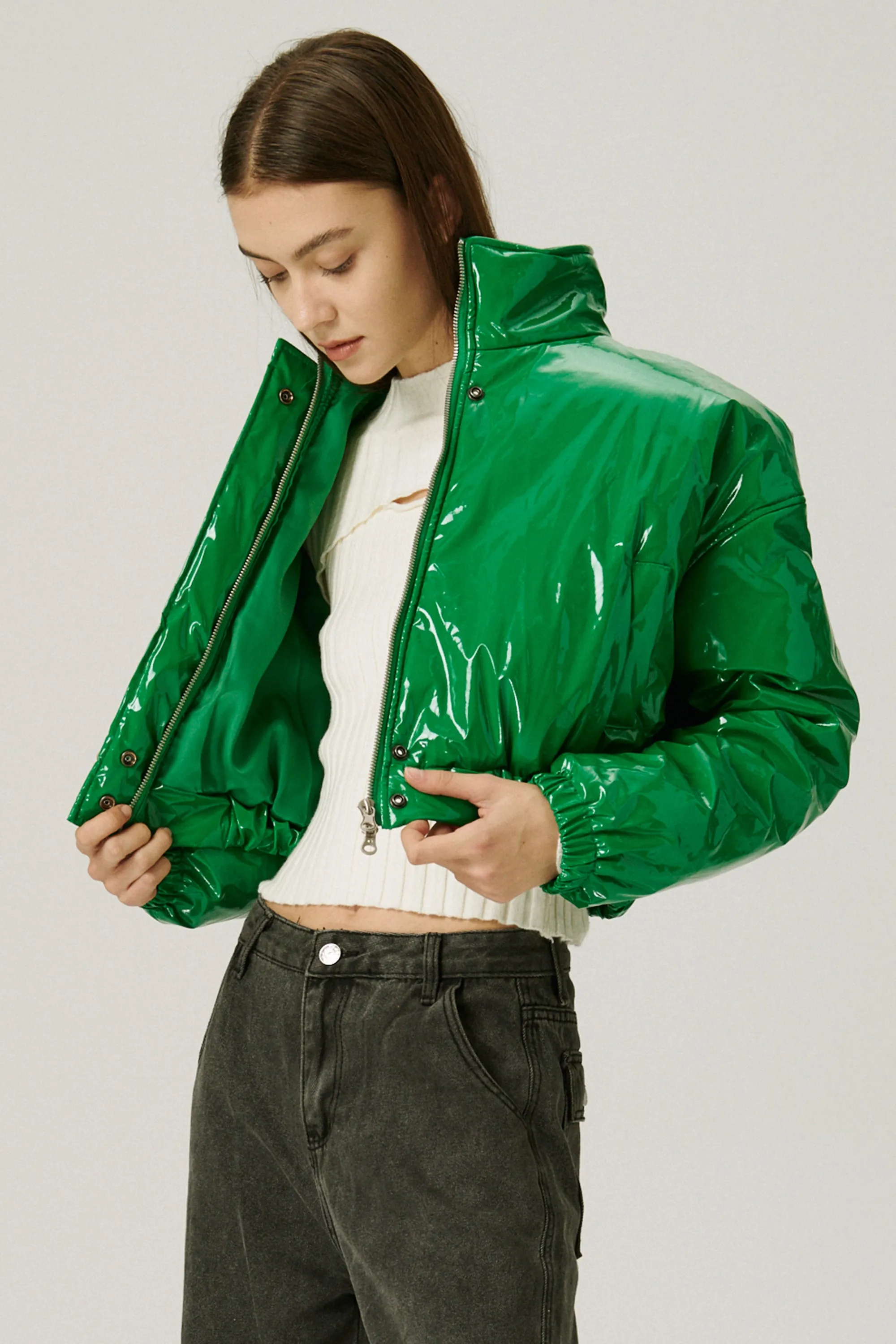 Haley Coated Puffer Jacket