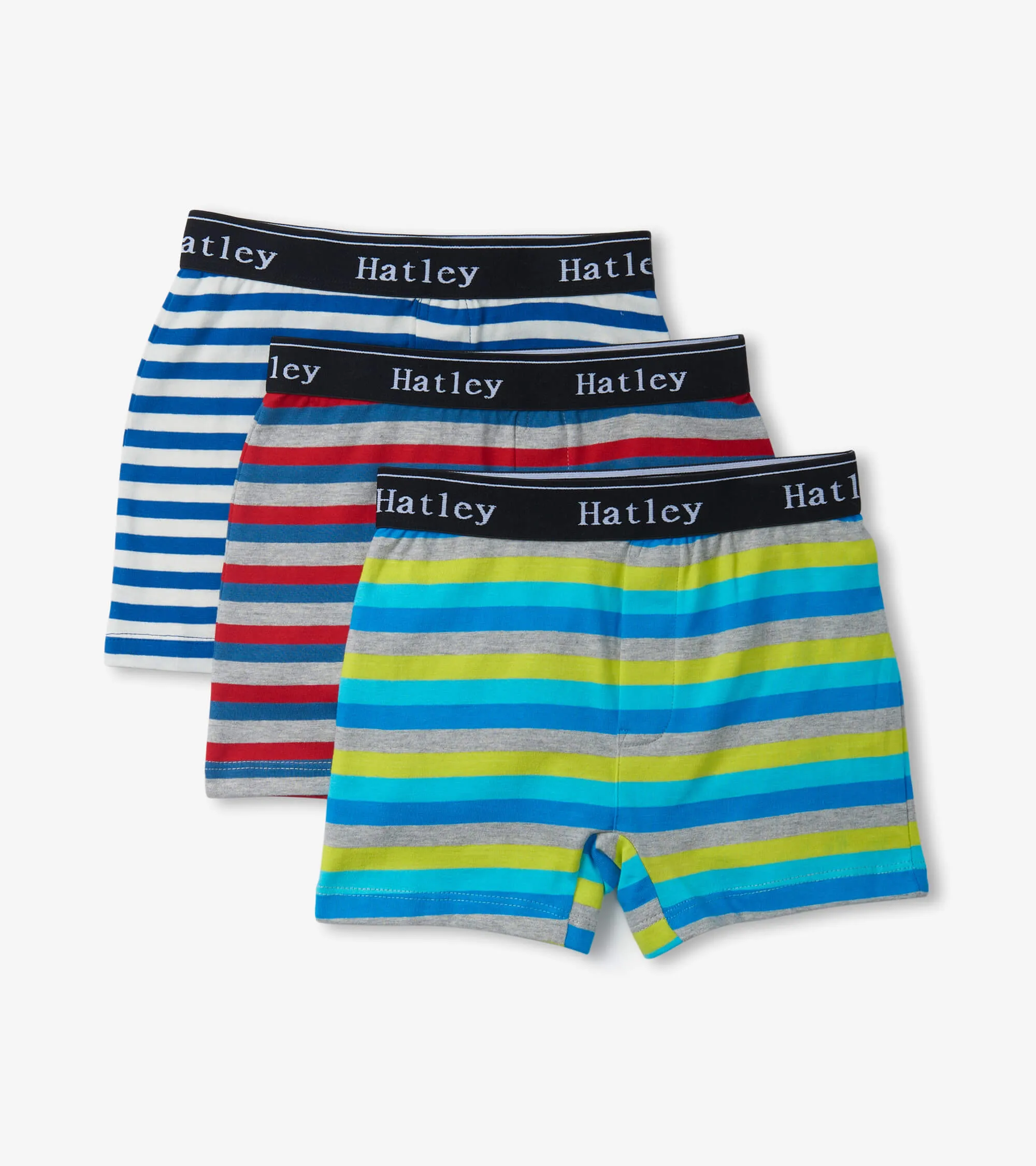 Hatley Boys Boxer Brief 3 Pack - Stripes