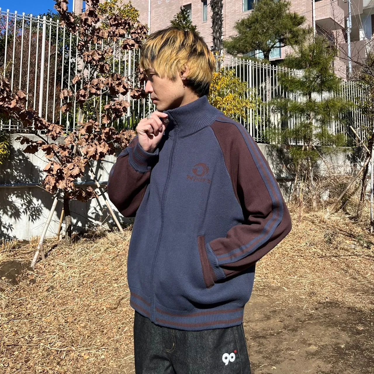 Heisei Logo Knit Track Jacket