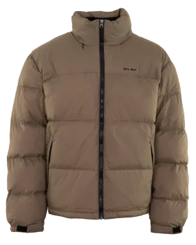 Heren Puffer Jacket Bruin