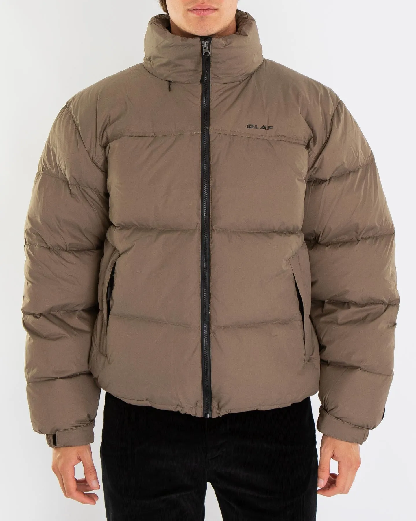 Heren Puffer Jacket Bruin