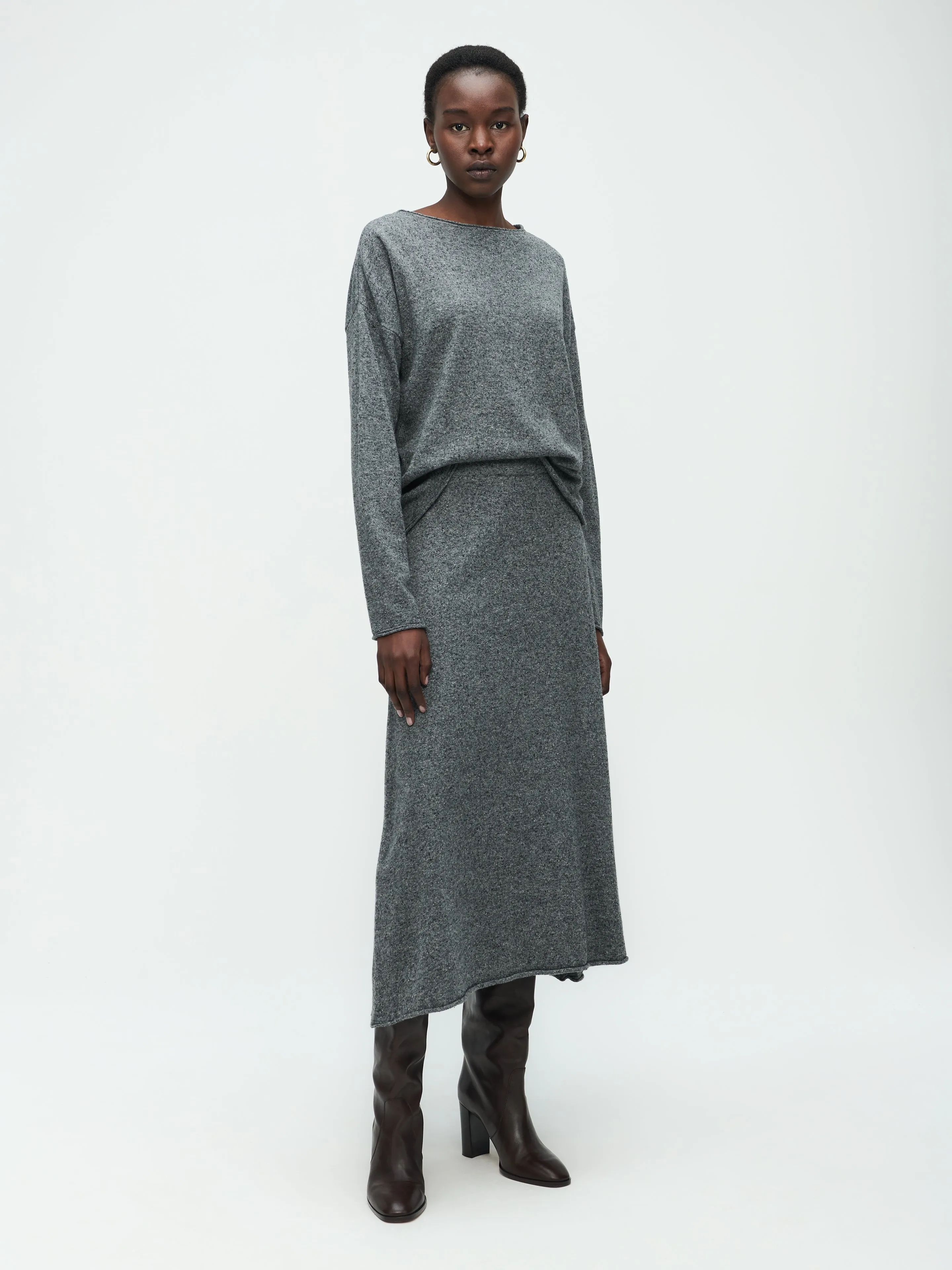 Holli Winter Skirt | Grey