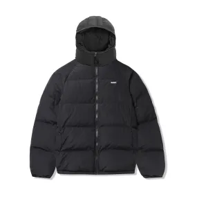 Hooded Puffer Jacket, Black