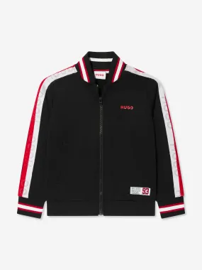 Hugo Boys Track Jacket in Black