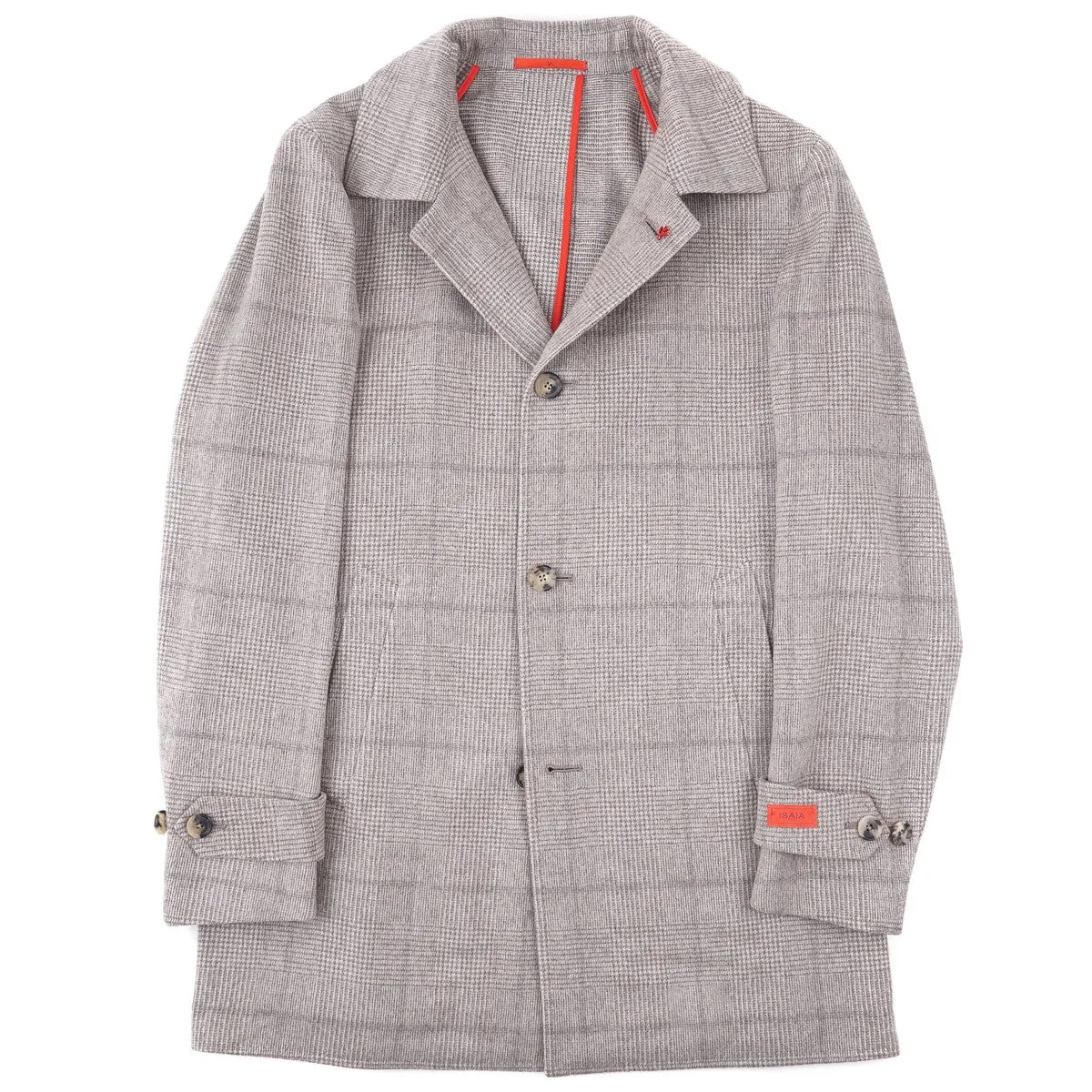 Isaia Pure Cashmere Walking Coat