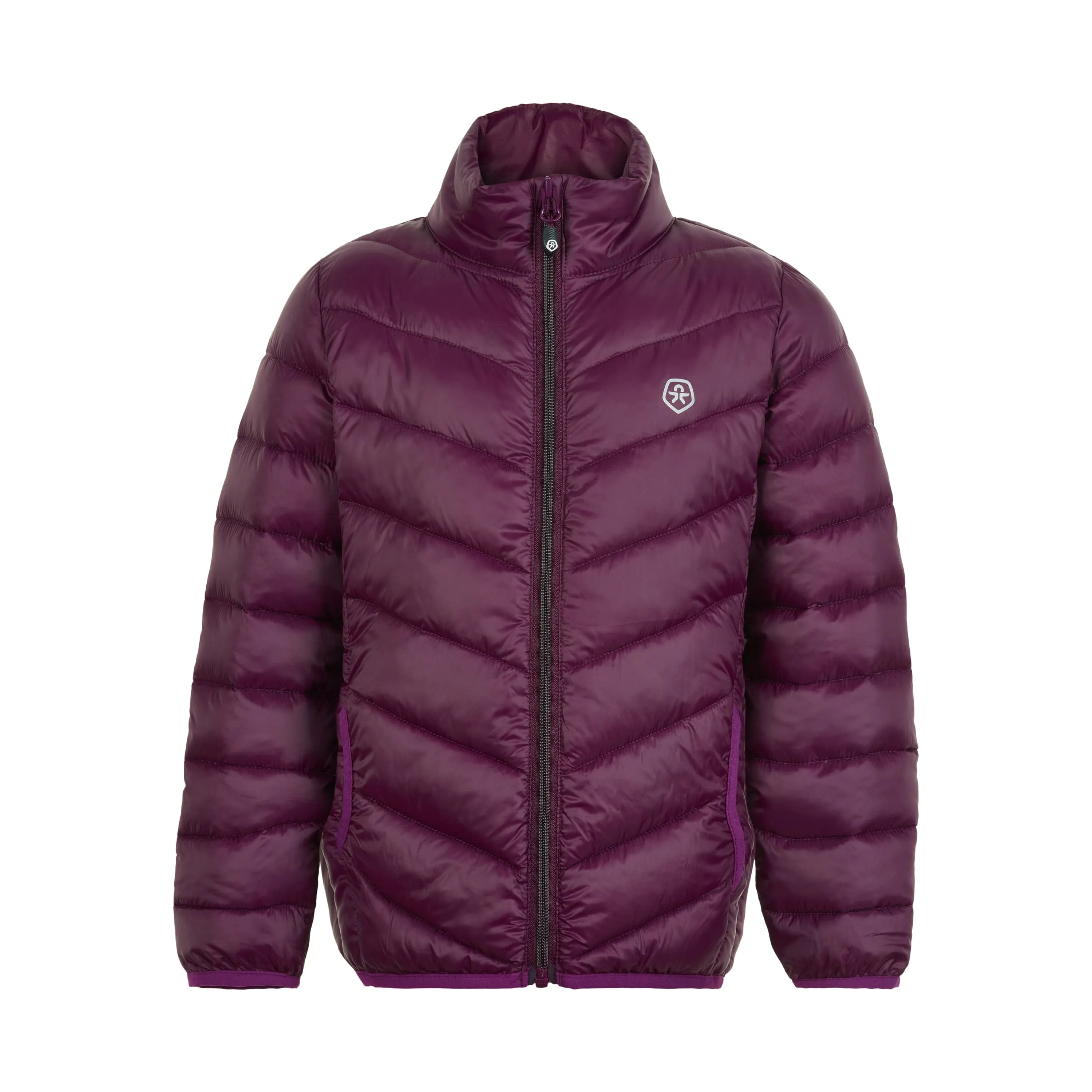 Kids Lightweight Puffer Jacket: Potent Purple