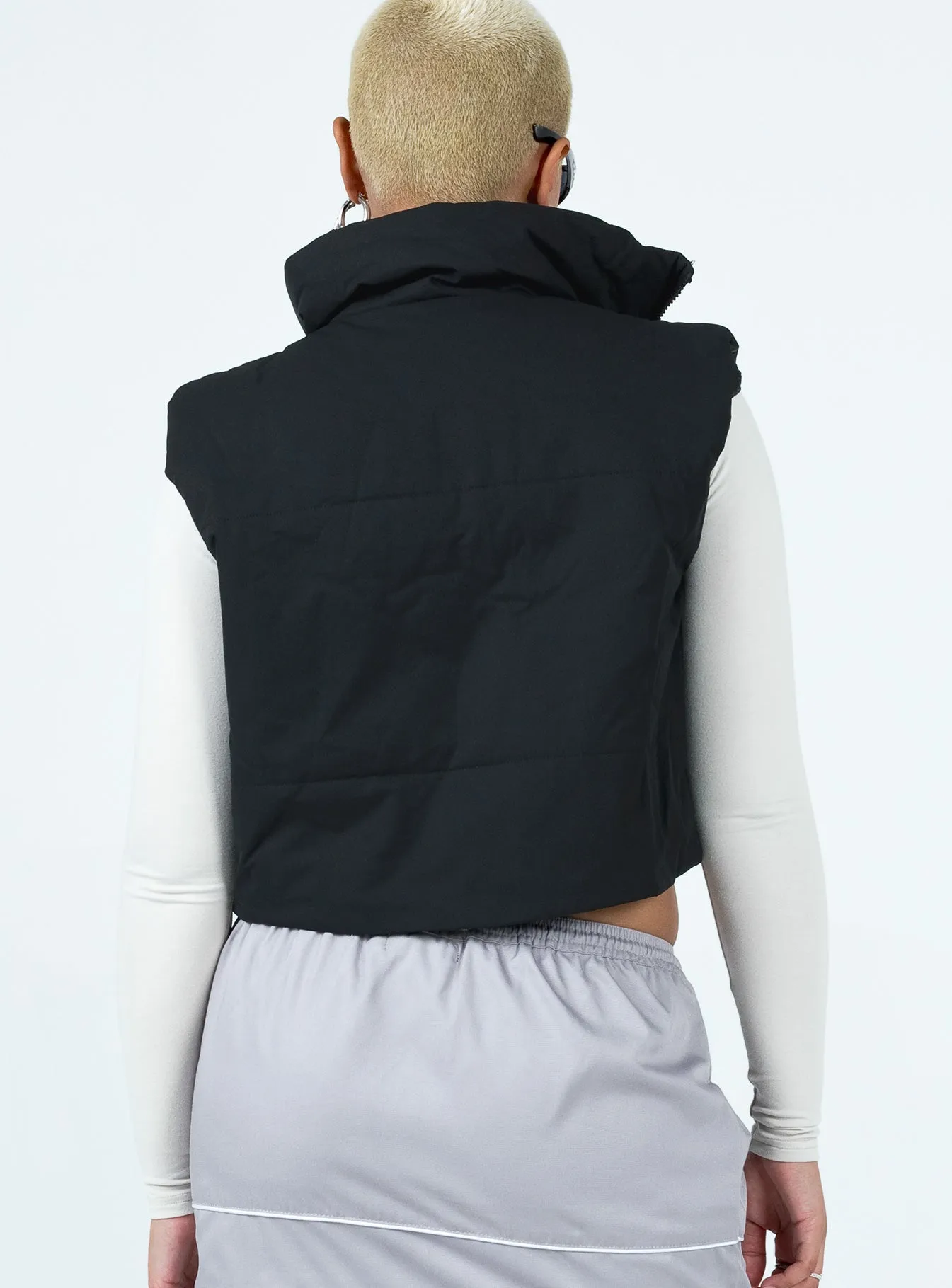 Kirby Puffer Vest Black