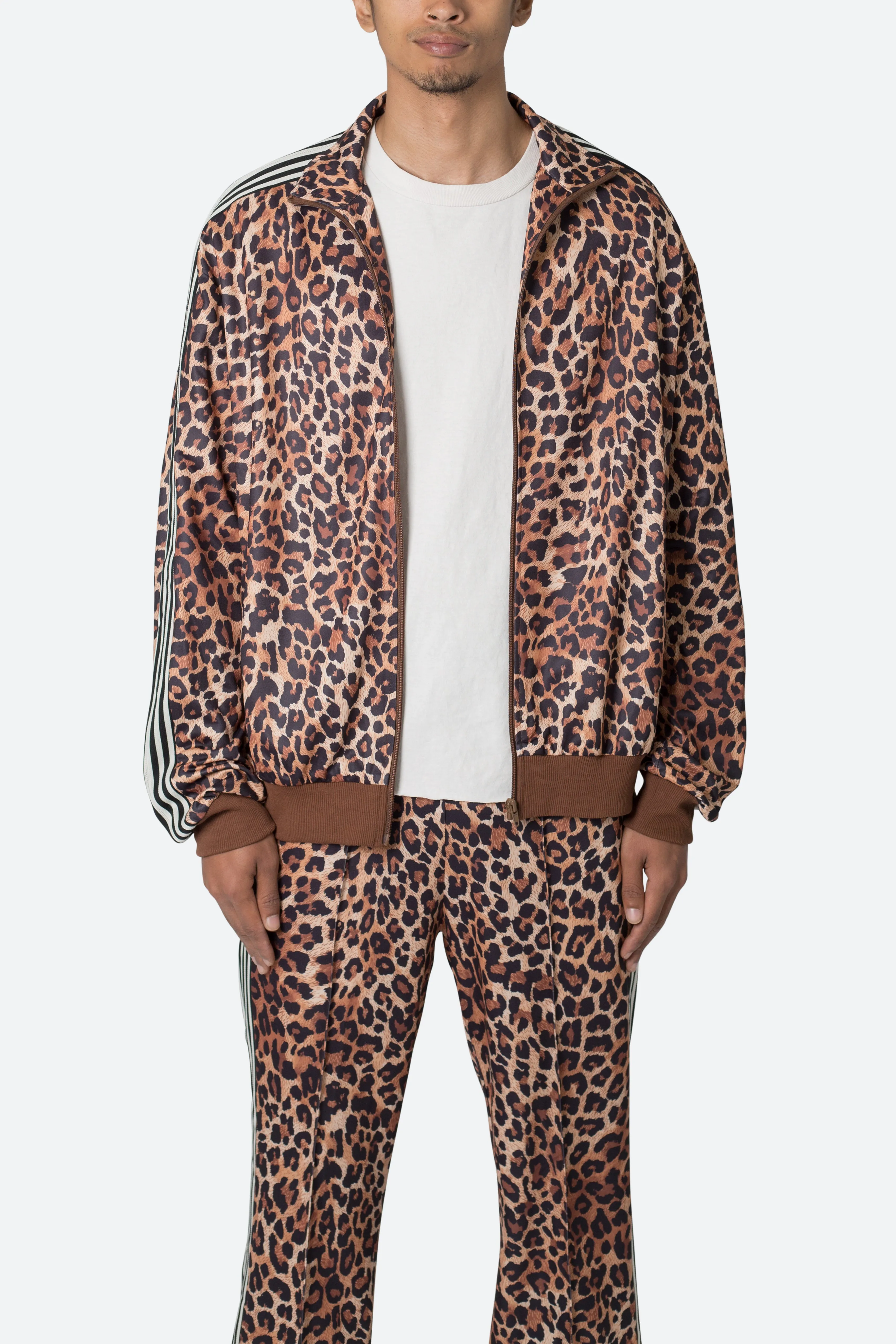 Leopard Track Jacket - Leopard Print