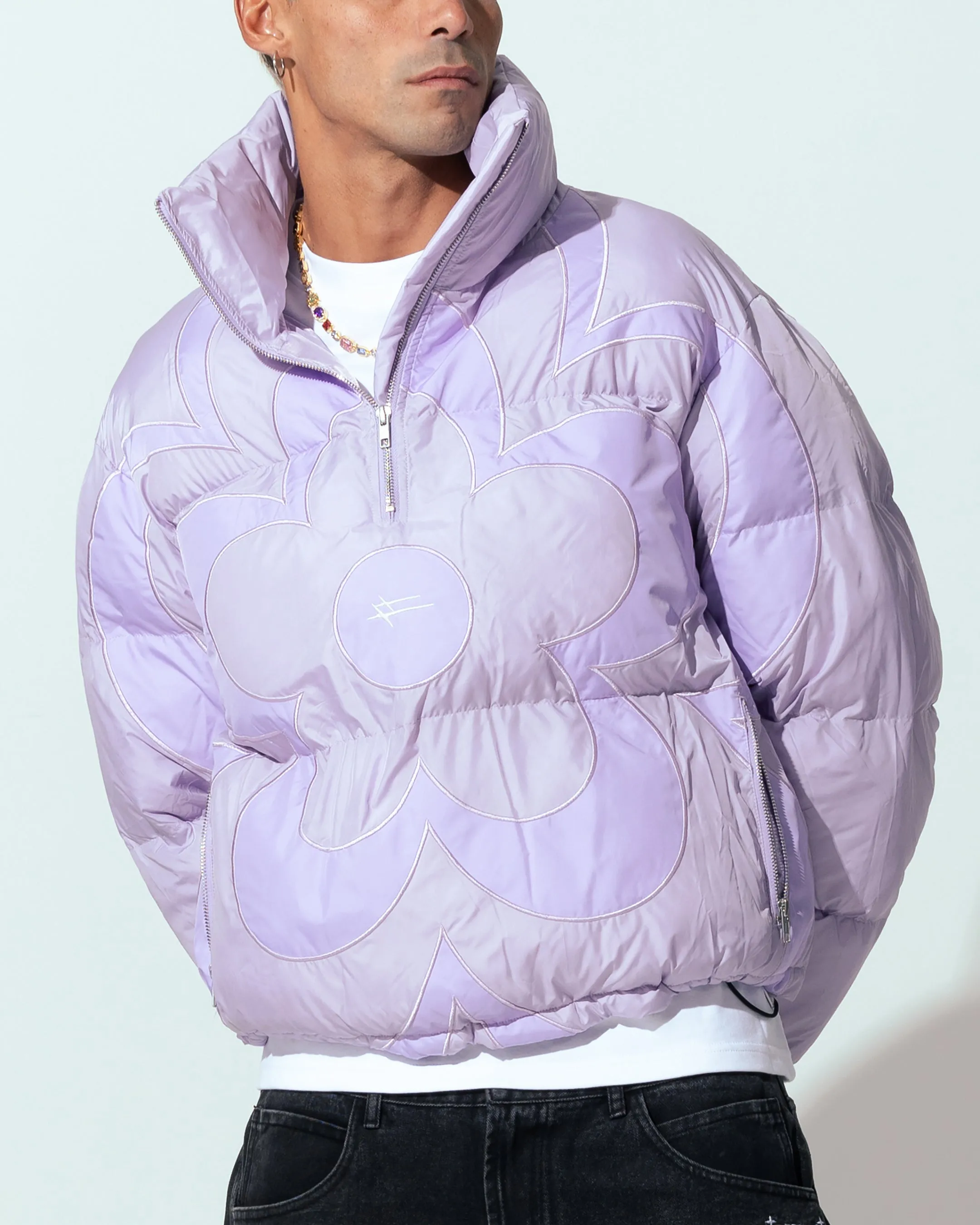 Loiter Eden Puffer Jacket Purple