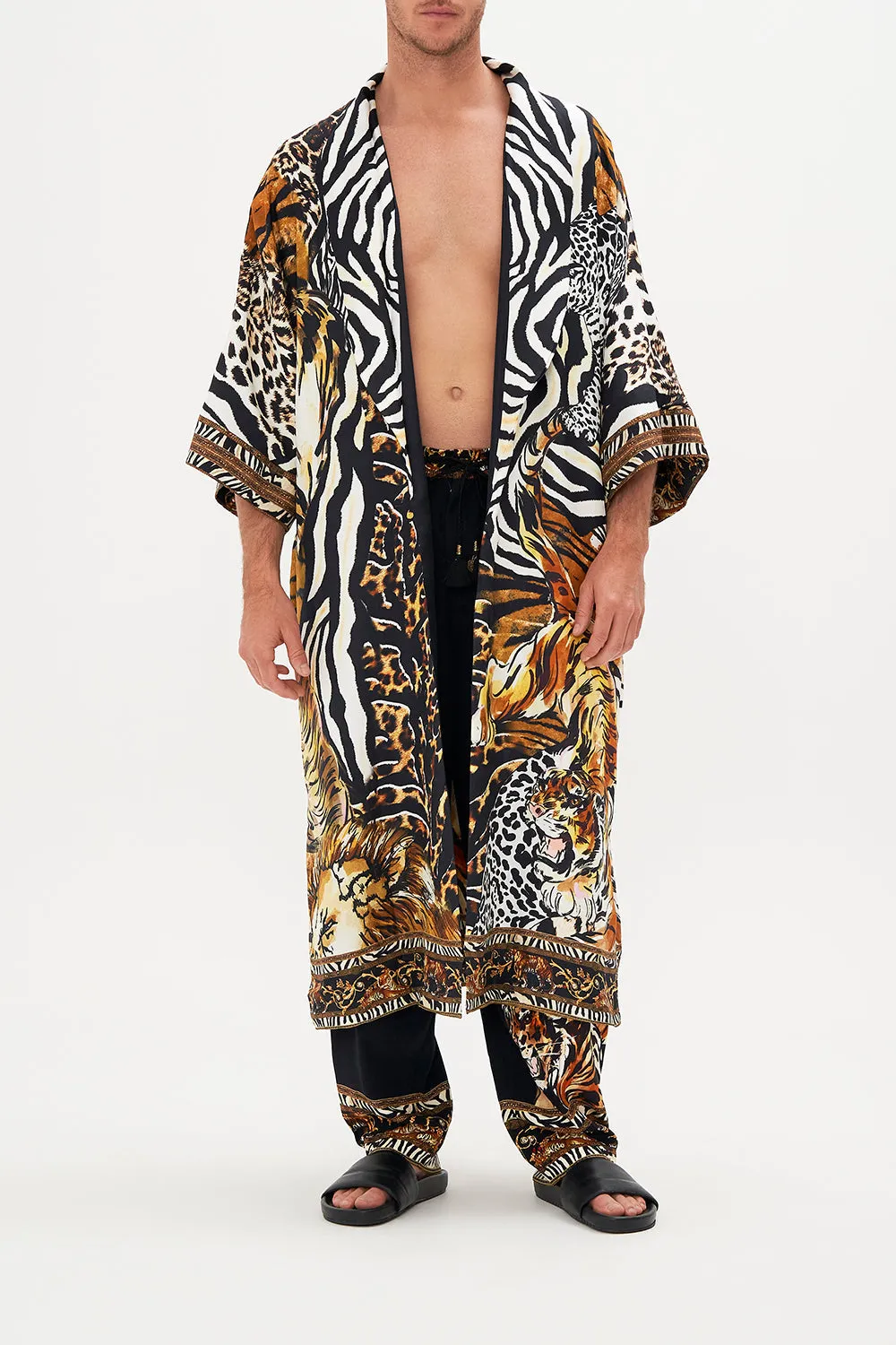 LONG LINE REVERSIBLE ROBE WHATS NEW PUSSYCAT