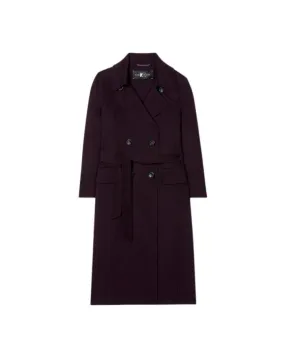 Luisa Cerano Double Face Wool Trench Coat