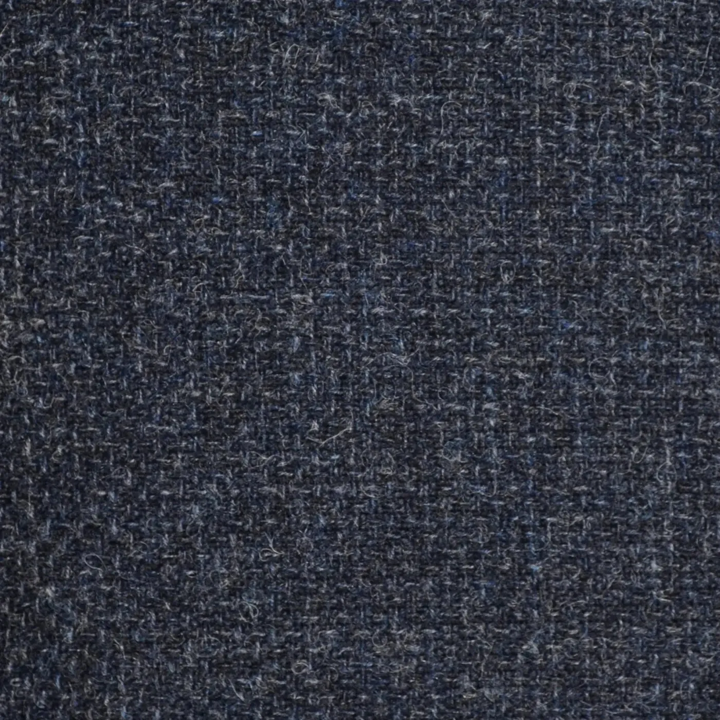 Medium Blue/Grey and Dark Blue Basket Weave Tweed - 2.00 Metres