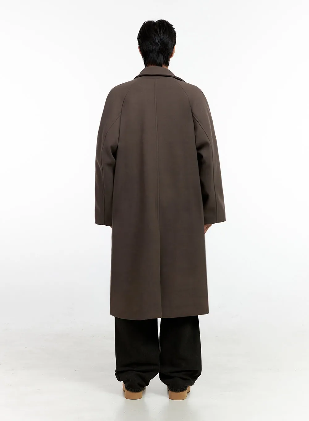 Men's Classic Wool Blend Coat IN411