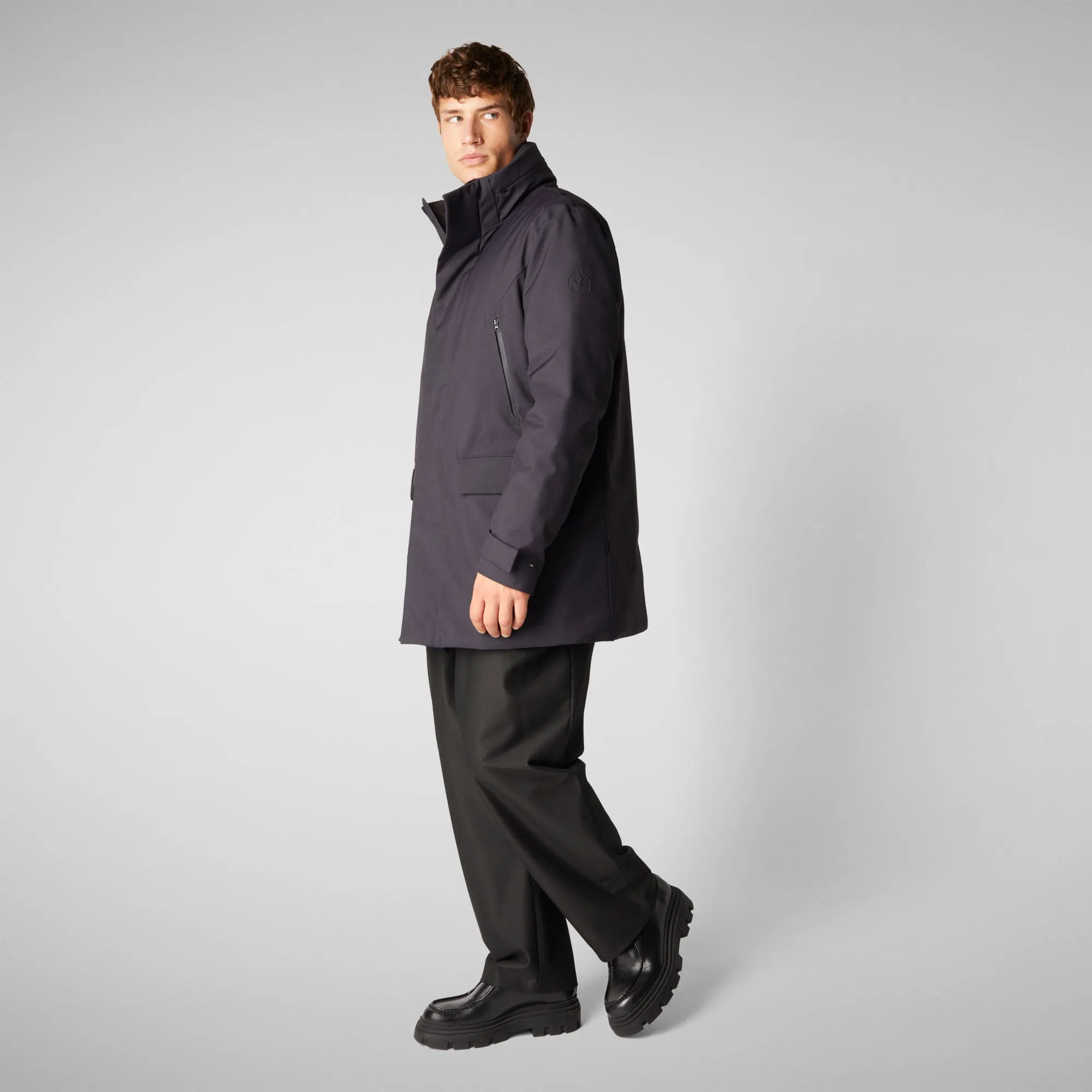 Men's  coat Ambrose in BLUE BLACK