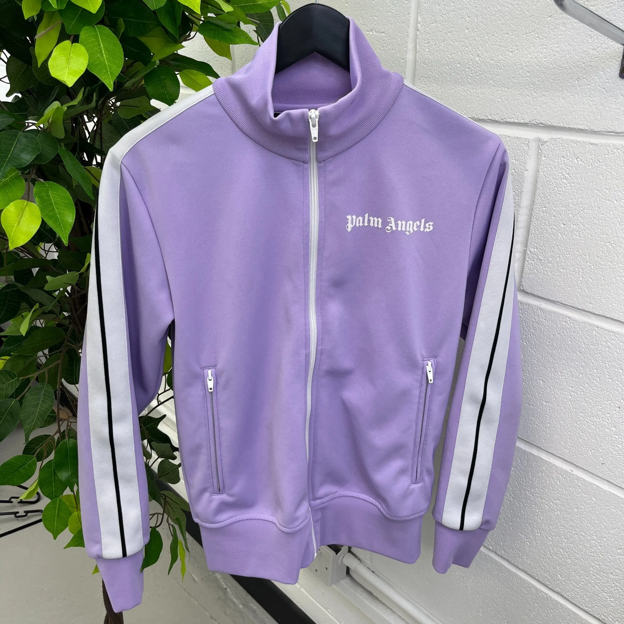 Men's Logo Track Jacket Purple Size S