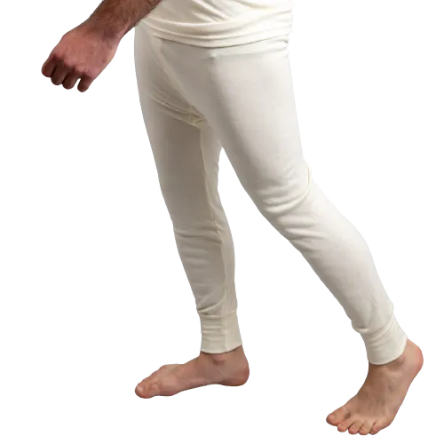 Mens Merino Wool Blend Long Johns Thermal Pants Underwear Thermals Base Layer