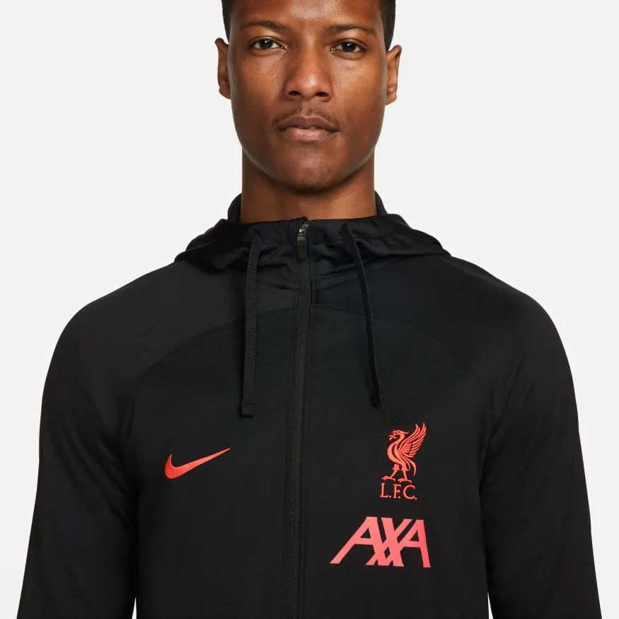 Men's Nike Liverpool Dry Strike Hooded Jacket - Black