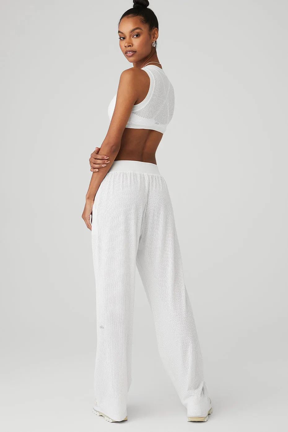 Mesh All-Star Bra Tank & Mesh All-Star Wide Leg Pant Set