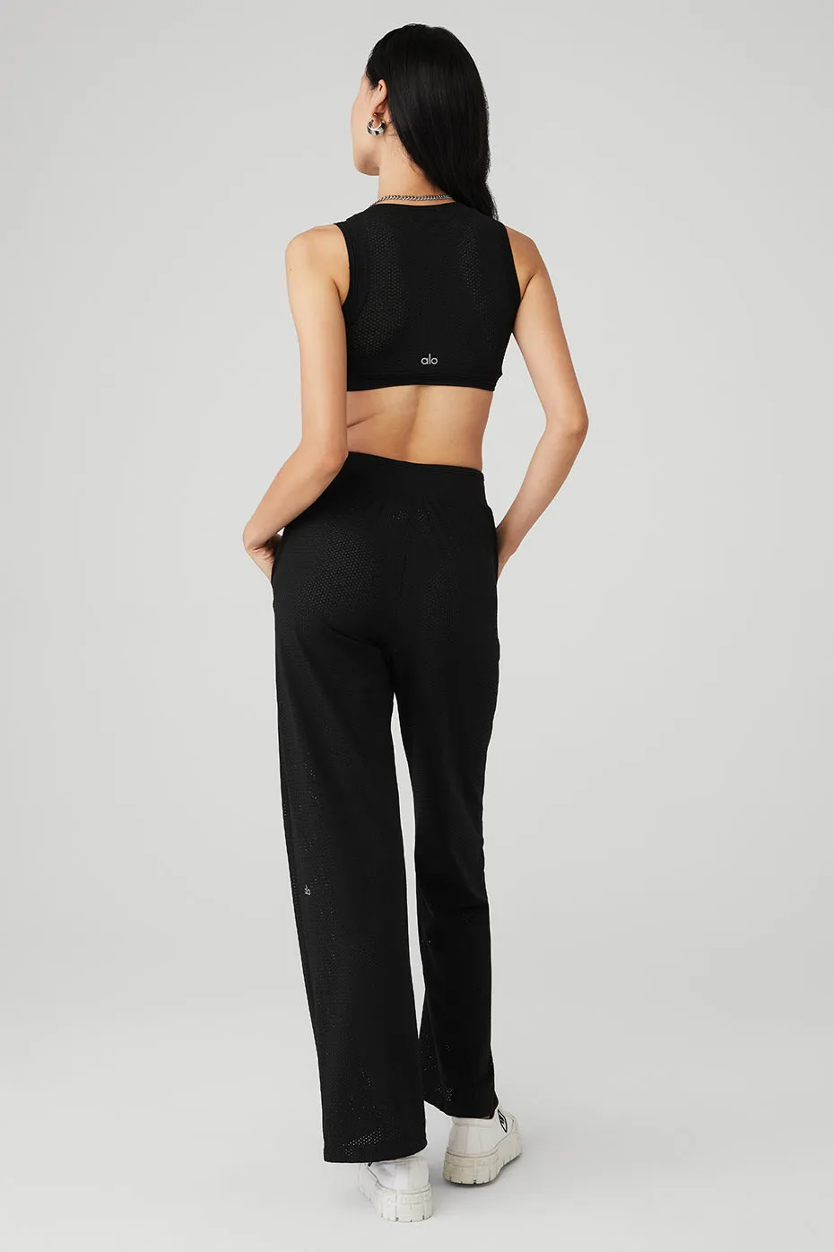 Mesh All-Star Bra Tank & Mesh All-Star Wide Leg Pant Set