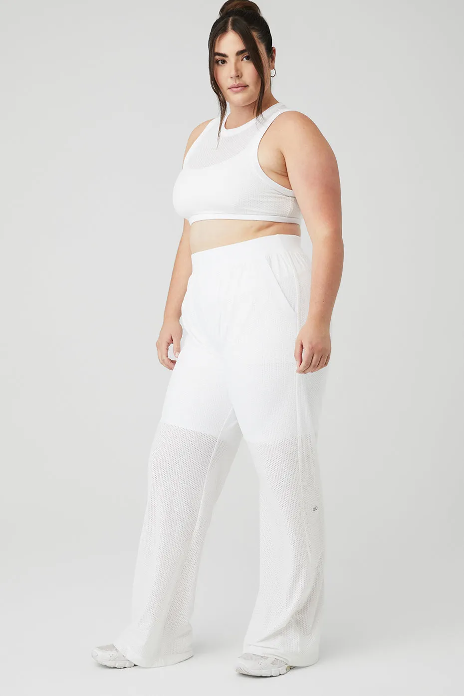 Mesh All-Star Bra Tank & Mesh All-Star Wide Leg Pant Set