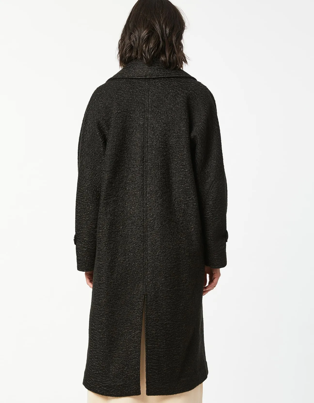 MILAN DOUBLE BREASTED WOOL COAT