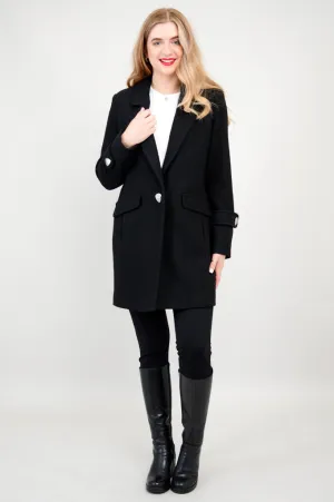 Milan Wool Coat - Black