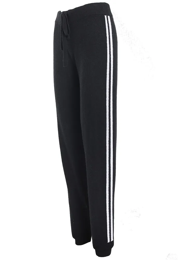 Minnie Rose Cashmere Sport Rib Joggers