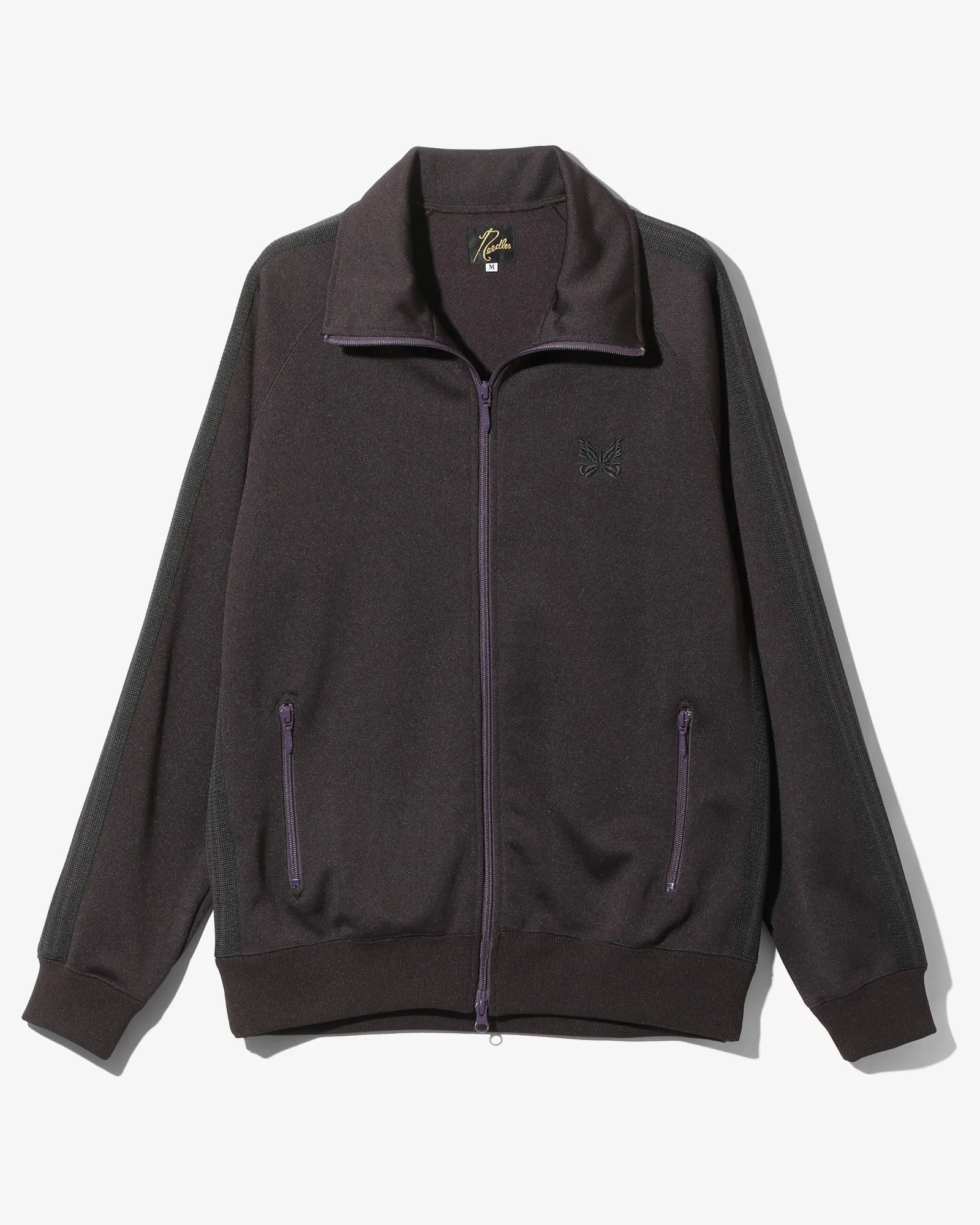 Needles Track Jacket Poly Smooth Dk. Purple