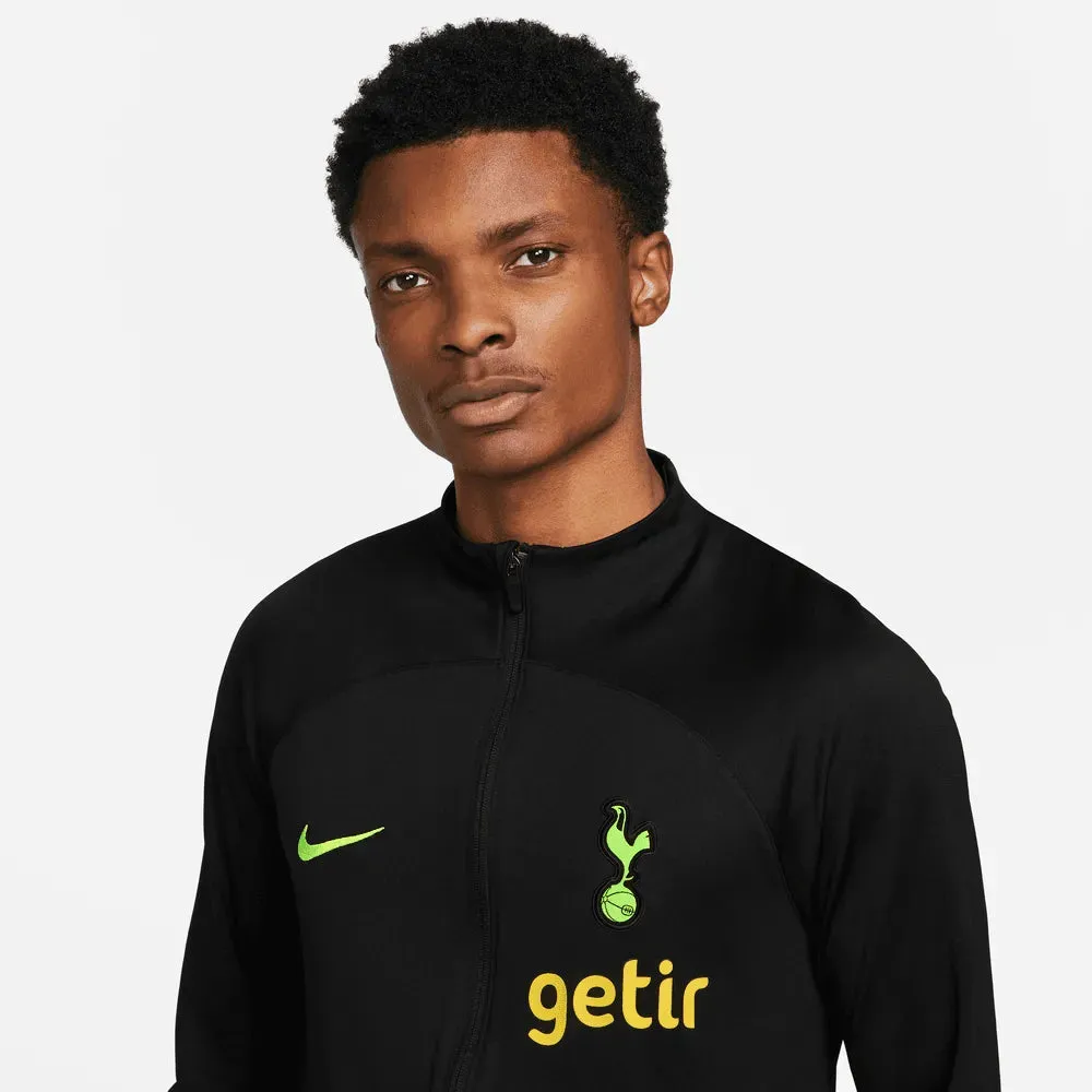 Nike 2022-23 Tottenham Strike Track Jacket - Black-Volt