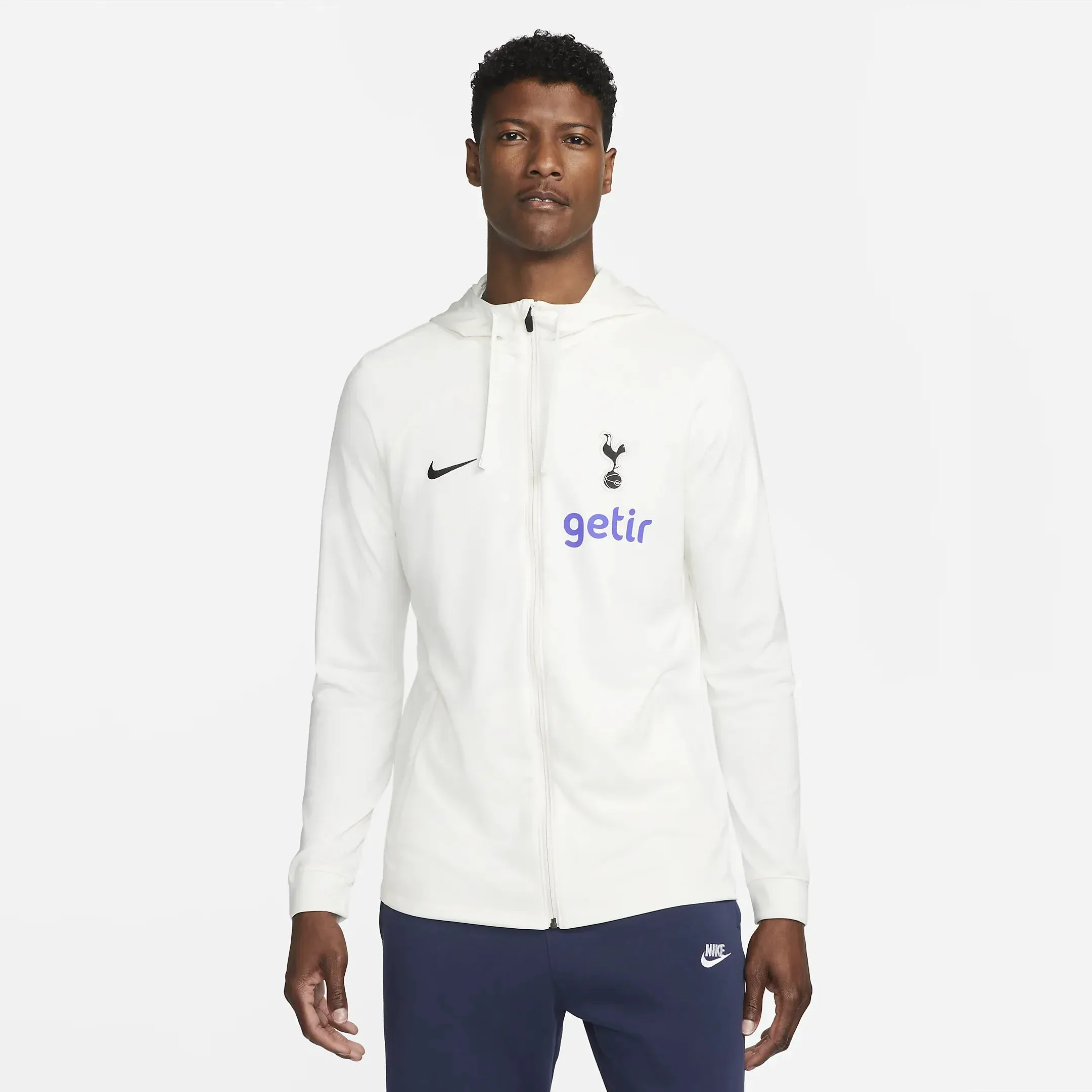 Nike 2022-23 Tottenham Strike Track Jacket - Sail-Black