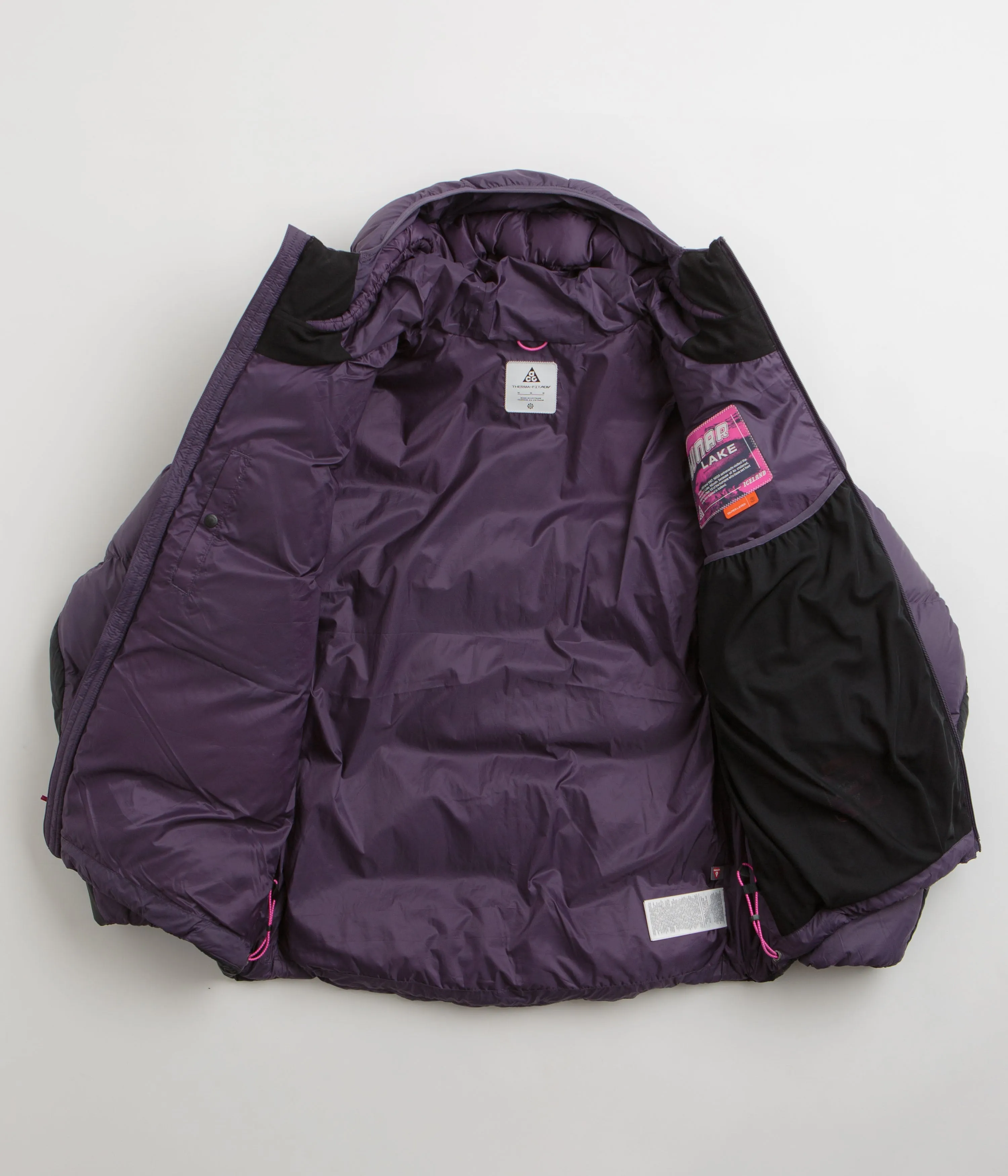 Nike ACG Lunar Lake Puffer Jacket - Dark Raisin / Black / Summit White