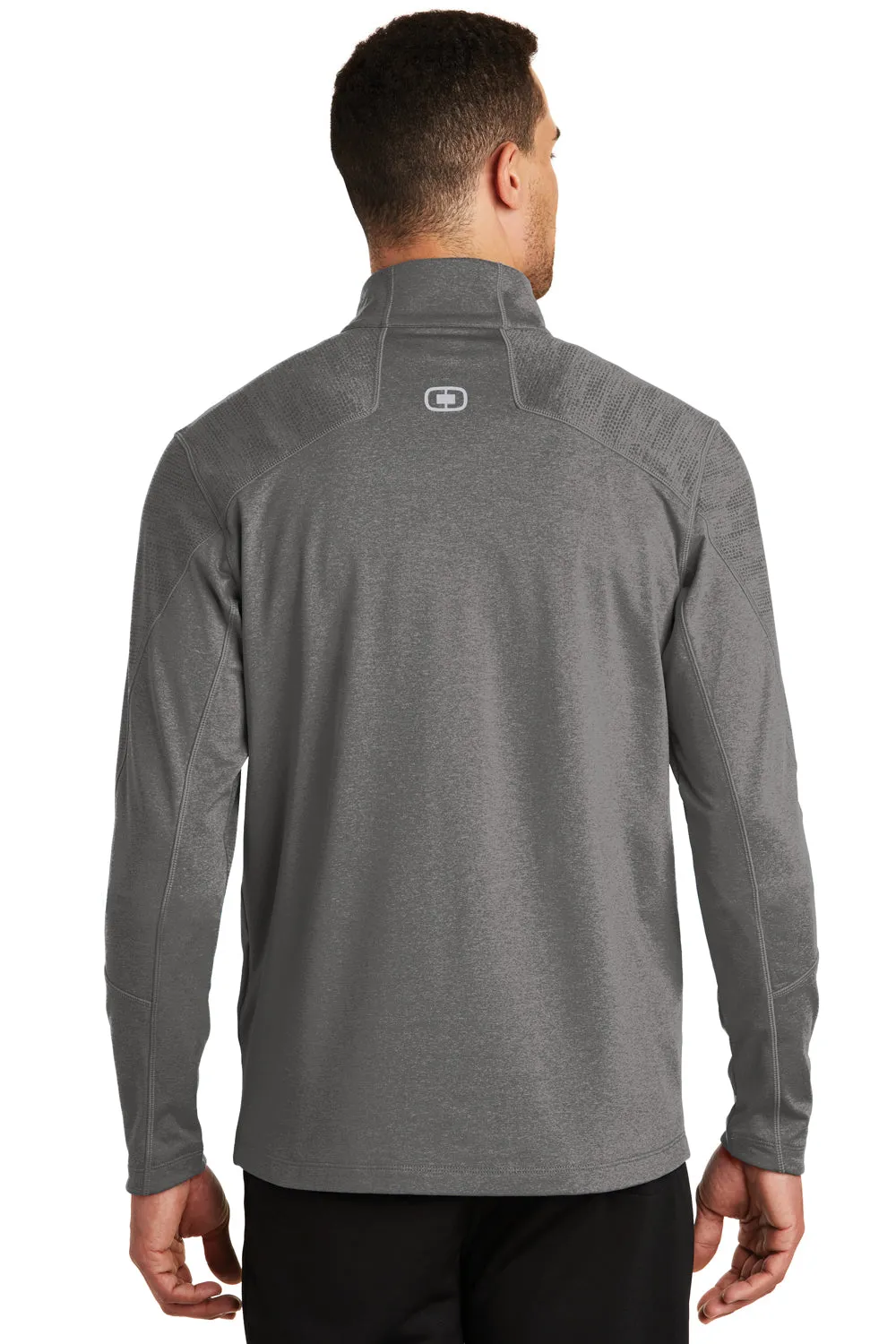 Ogio Mens Endurance Sonar Full Zip Jacket - Heather Track Grey - Closeout