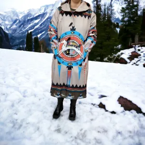 OLDTRIBES™ White Horse Long Coat