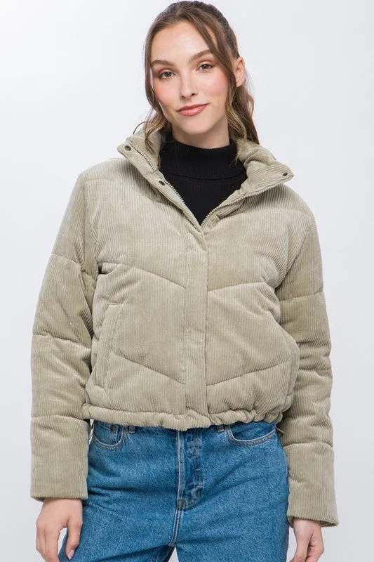 Oliver Corduroy Puffer Jacket