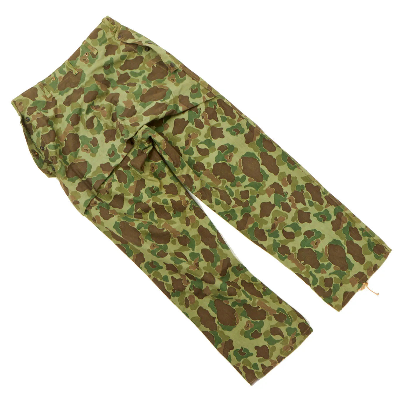 Original U.S. WWII US Marine Corps UNISSUED P-44 Camouflage Pattern Uniform Set - Frogskin Size 40