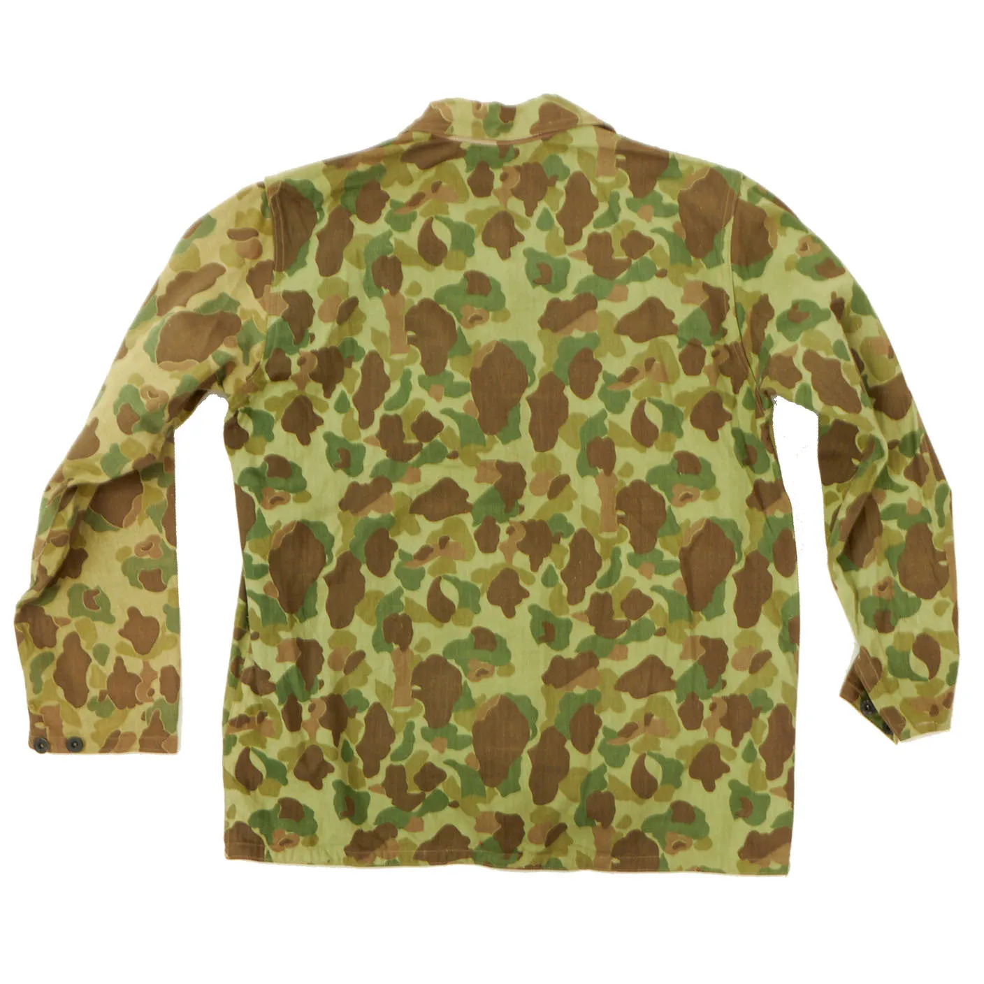 Original U.S. WWII US Marine Corps UNISSUED P-44 Camouflage Pattern Uniform Set - Frogskin Size 40